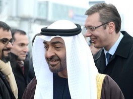 Sheikh Mohammed bin Zayed Al Nahyan sa Aleksandrom Vučićem (Foto: Tanjug)