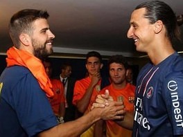 Gerard Pique i Zlatan Ibrahimović