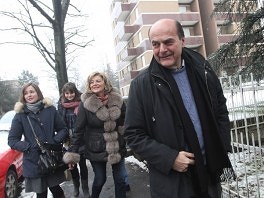 Pier Luigi Bersani s porodicom (Foto: AFP)