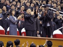 Dennis Rodman sa sjevernokorejskim liderom (Foto: AFP)