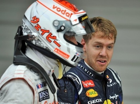 Vettel i Button (Foto: AFP)