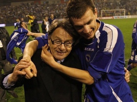 Blažević s Edinom Džekom (Foto: Arhiv/AFP)