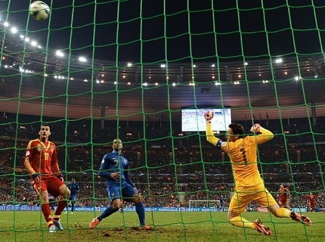 Utakmica Francuska - Španija (Foto: AFP)
