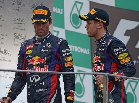 Sebastian Vettel i Mark Webber (Foto: AFP)