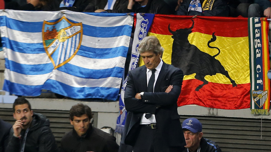 Manuel Pellegrini, trener Malage (Foto: AFP)