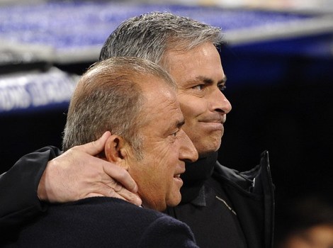 Mourinho i Terim (Foto: AFP)