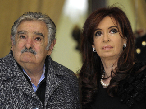 Jose Mujica i Cristina Fernandez de Kirchner (Foto: AFP)