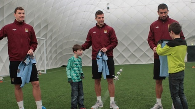 Džeko, Kolarov i Nastasić sa Markom i Alexom