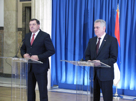 Dodik i Nikolić u Beogradu (Foto: SRNA)