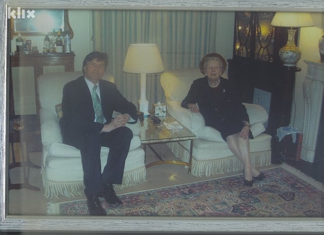 Ejup Ganić i Margaret Thatcher