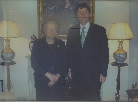 Ejup Ganić i Margaret Thatcher