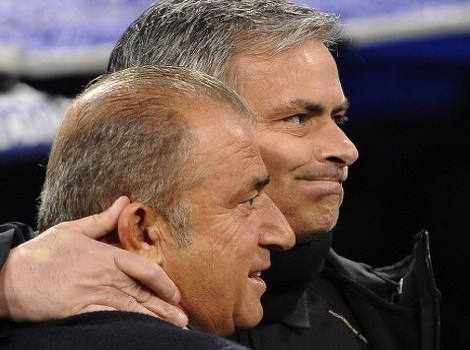 Mourinho i Terim (Foto: AFP)