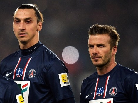 Ibrahimović i Beckham (Foto: AFP)