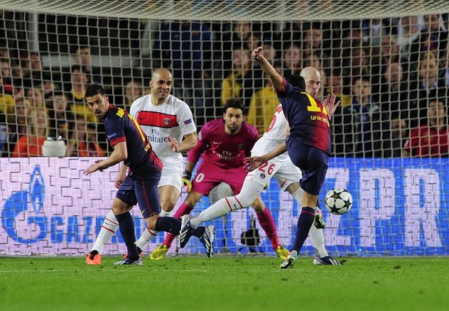 Barcelona-PSG (Foto: AFP)