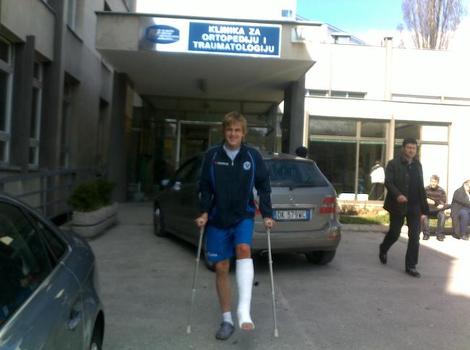 Nermin Zolotić po izlasku iz bolnice (Foto: Facebook)