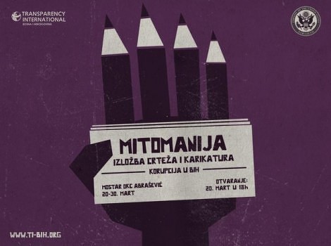 Plakat izložbe u Mostaru