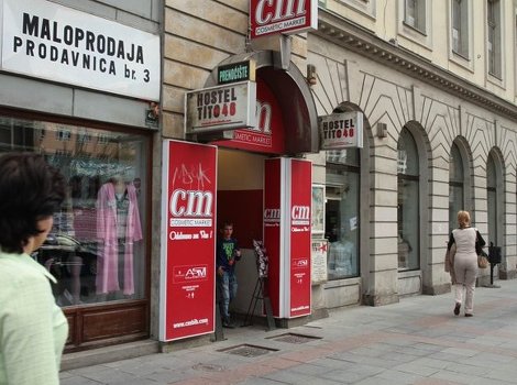 Prodavnica CM u Titovoj ulici u Sarajevu/Foto: Feđa Krvavac/Klix.ba