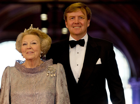 Kraljica Beatrix i princ Willem-Alexander (Foto: AFP)