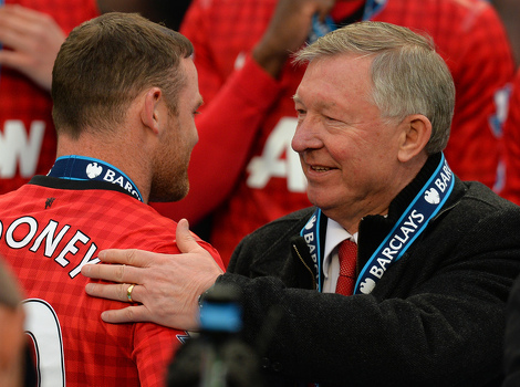 Sir Alex Ferguson i Wayne Rooney (Foto: AFP)