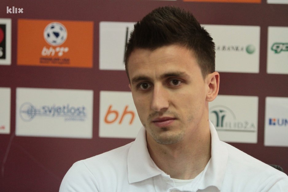Amer Osmanagić, vezni igrač Sarajeva (Foto: Feđa Krvavac/Klix.ba)