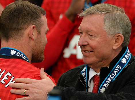 Sir Alex Ferguson i Wayne Rooney (Foto: Arhiv/AFP)