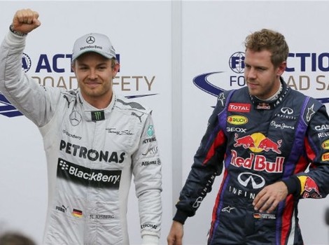 Nico Rosberg i Sebastian Vettel