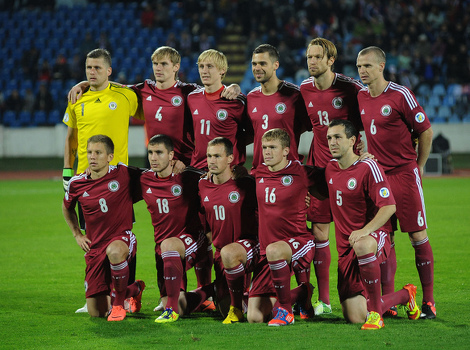 Reprezentacija Latvije (Foto: AFP)