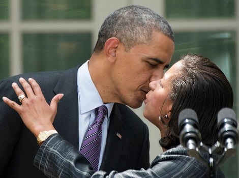 Barack Obama i Susan Rice (Foto: AFP)