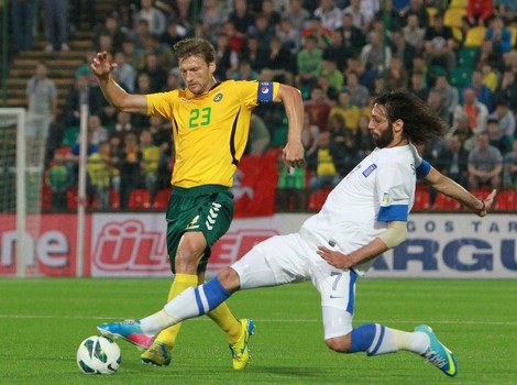 Utakmica Litvanija - Grčka 0:1 (Foto: AFP)