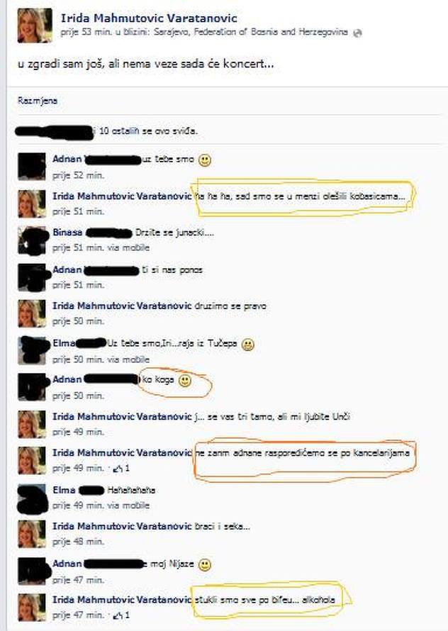 Statusi zbog kojih se Irida izvinjava