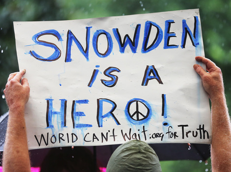 Podrška Edwardu Snowdenu (Foto: AFP)