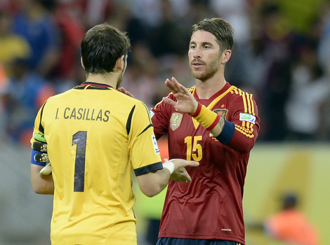 Iker Casillas i Sergio Ramos (Foto: AFP)