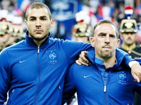 Karim Benzema i Franck Bilal Ribery