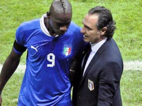 Mario Balotelli i Cesare Prandelli