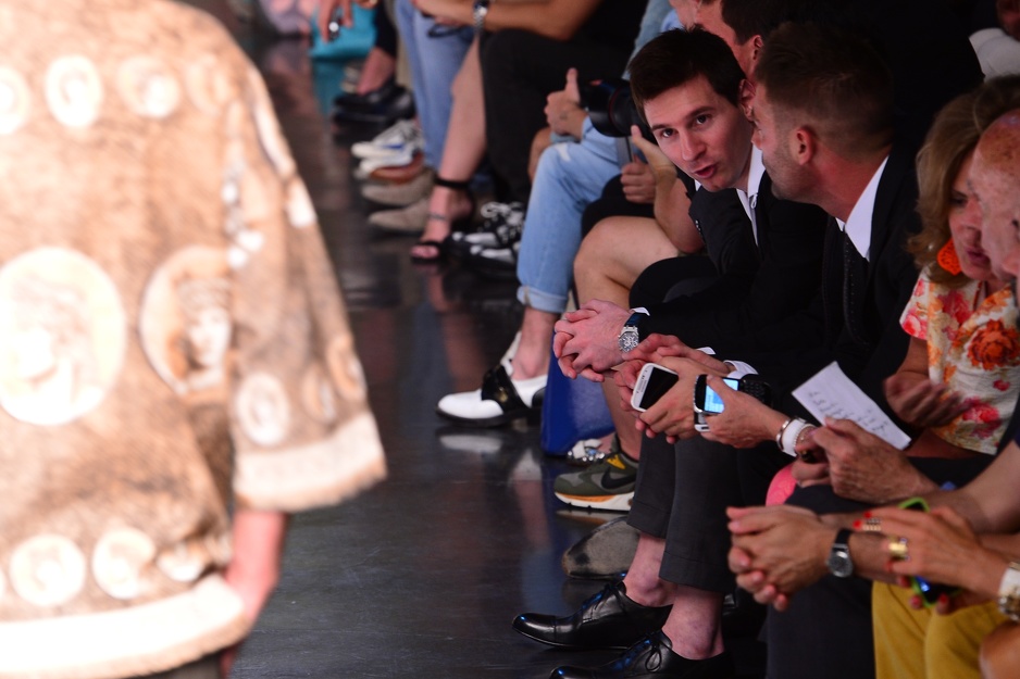 Messi na reviji Dolce&Gabbana (Foto: AFP)