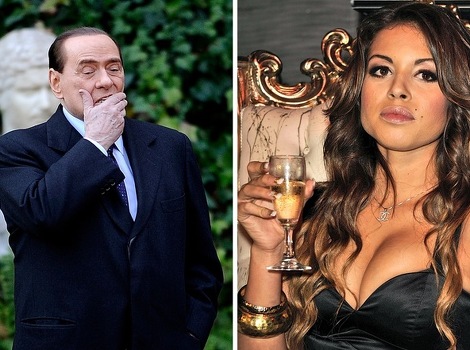 Silvio Berlusconi i Ruby (Foto: AFP)