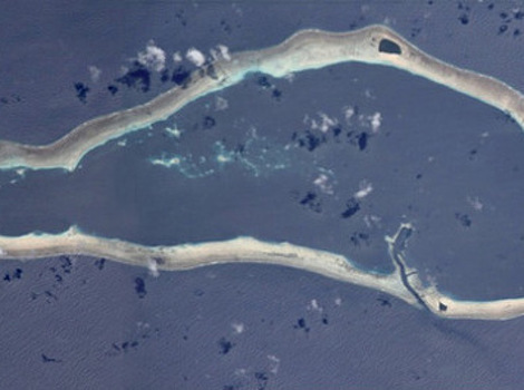 Pogled na ostrvo iz zraka (Foto: NASA)