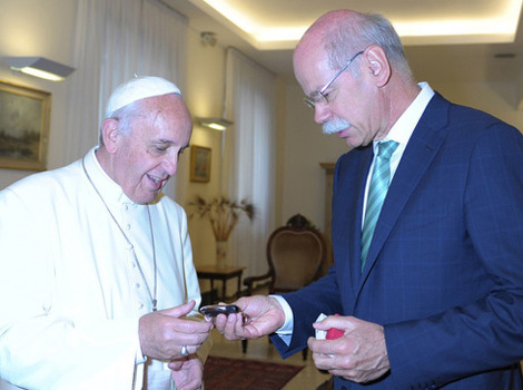 Papa Franjo i Dieter Zetsche