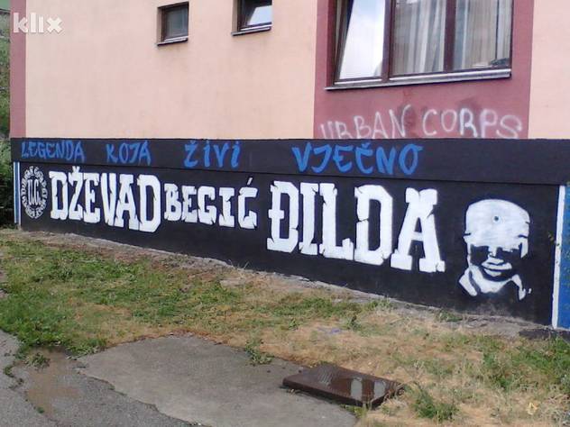 Grafit posvećen Đildi (Foto: Klix.ba)
