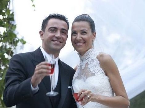 Xavi Hernandez sa suprugom