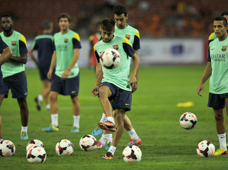 Ekipa Barcelone (Foto: AFP)