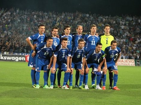 Reprezentacija BiH na utakmici protiv SAD-a (Foto: Feđa Krvavac/Klix.ba)
