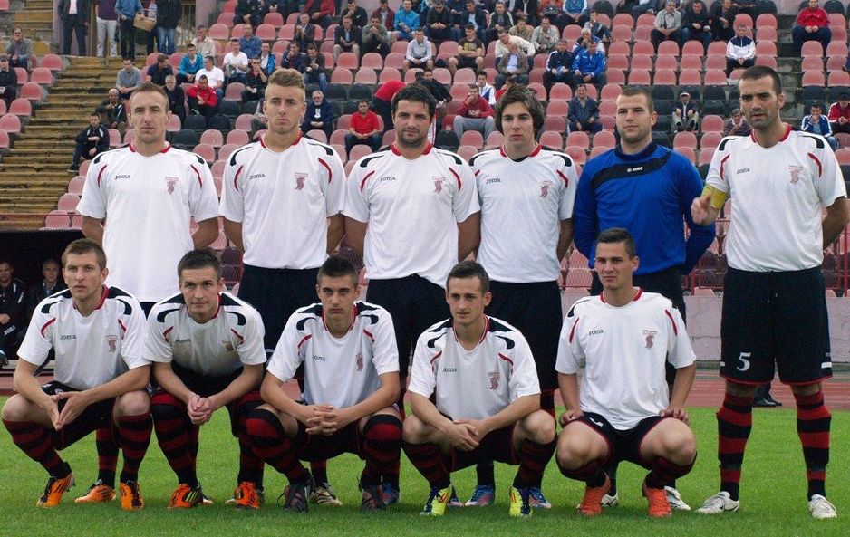 Ekipa Slobode na utakmici s Budućnosti (Foto: Klix.ba)