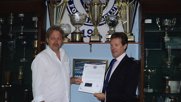 Amar Osim i Nigel Casey (Foto: Fkzeljeznicar.ba)