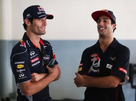 Mark Webber i Daniel Ricciardo