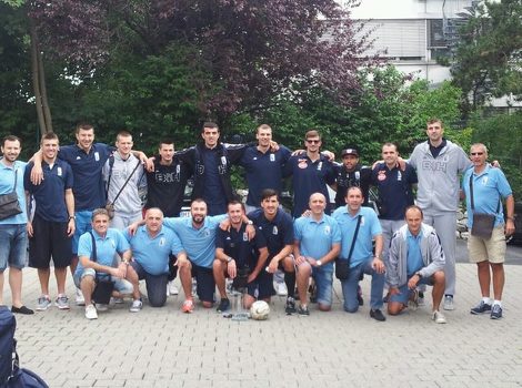 Košarkaški reprezentativci sa nogometnom loptom u Kranjskoj Gori