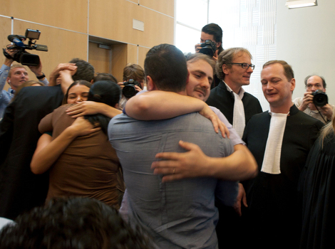 Slavlje nakon presude (Foto: AFP)