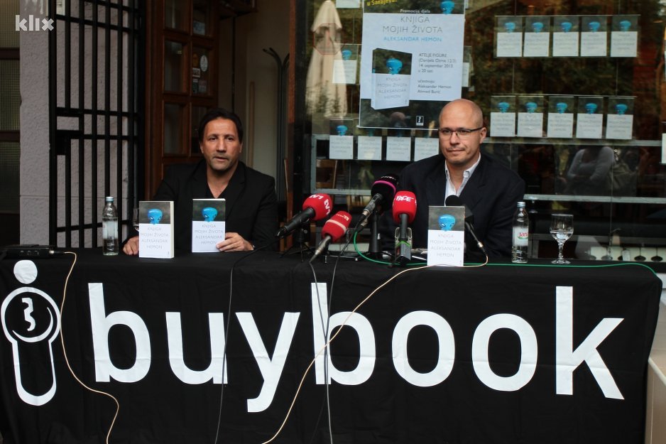 Damir Uzunović i Aleksandar Hemon (Foto: Feđa Krvavac/Klix.ba)