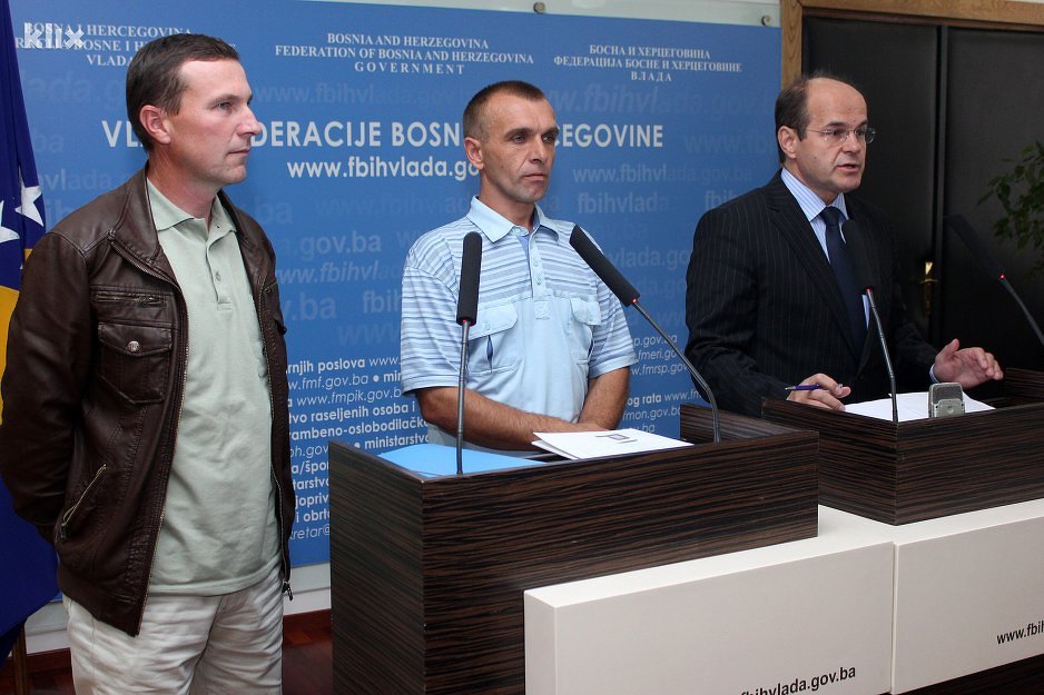 Muhamed Ahmetović, Vehid Begić i Adil Osmanović (Foto: Davorin Sekulić/Klix.ba)