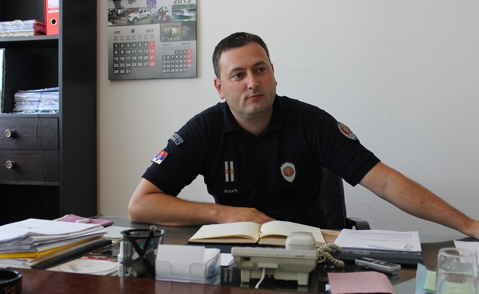 Dejan Ilić, šef Odsjeka za kontrolu prelaženja granice sa BiH MUP-a Srbije, kaže da policija šverc otkriva terenskim radom, saradnjom sa lokalnim stanovništvom i međunarodnom saradnjom (Foto: CIN/CINS)